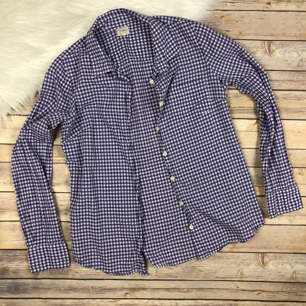 J. Crew Classic Button Down Plaid Shirt - Picture 7 of 8